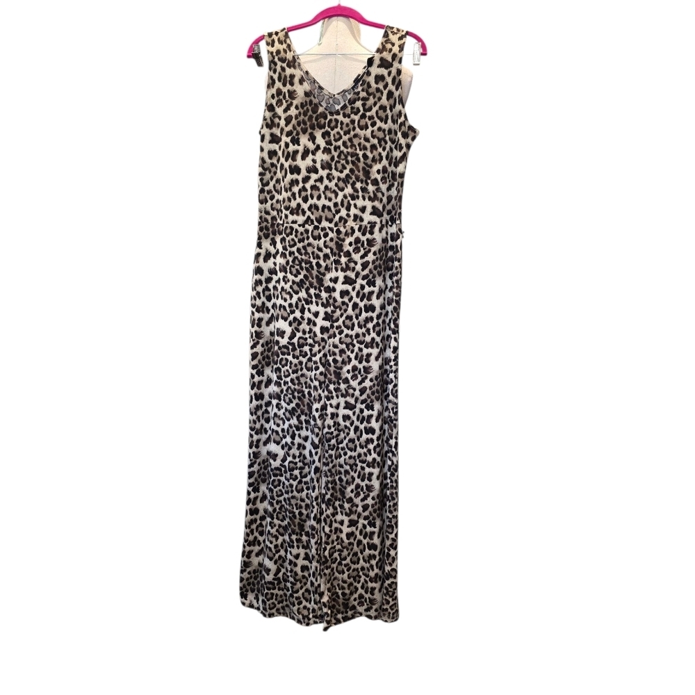 Attitudes by Renee Leopard Print ROMPER